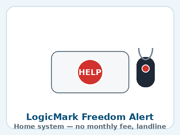 LogicMark Freedom Alert — product illustration